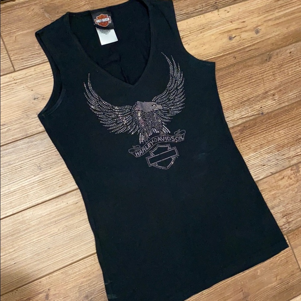 HD ladies black tank, adorable! SZ S